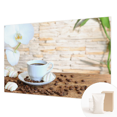 Motivtapete mit floralem Motiv für eine entspannende Atmosphäre