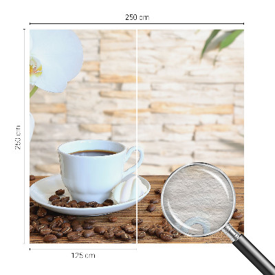 Motivtapete mit floralem Motiv für eine entspannende Atmosphäre