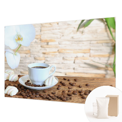 Motivtapete mit floralem Motiv für eine entspannende Atmosphäre