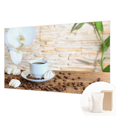 Motivtapete mit floralem Motiv für eine entspannende Atmosphäre