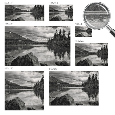 Wand-Fototapete Bergpanorama