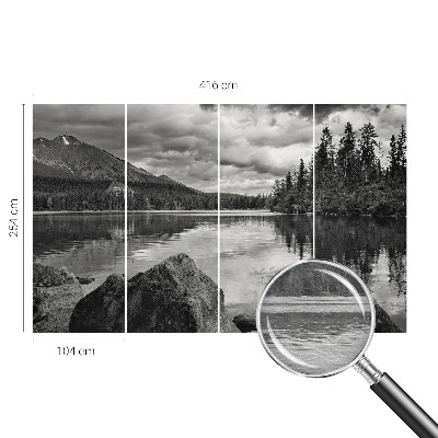Wand-Fototapete mit Bergpanorama