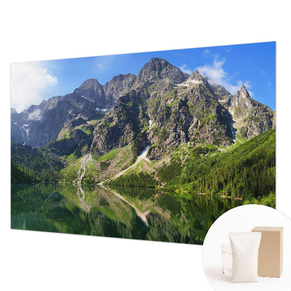 Fototapete mit einem Motiv malerischer Berge