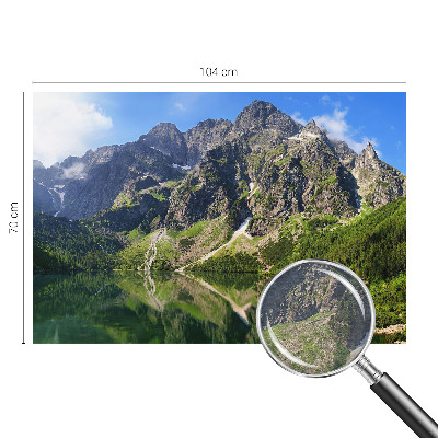 Fototapete mit einem Motiv malerischer Berge