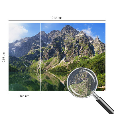 Fototapete mit einem Motiv malerischer Berge
