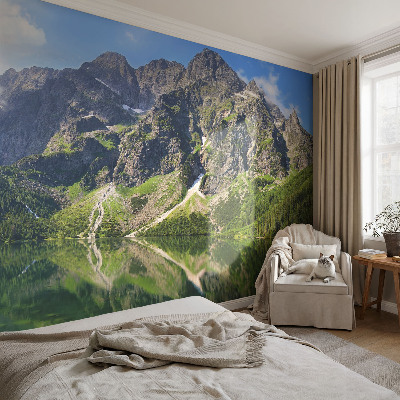 Fototapete mit einem Motiv malerischer Berge