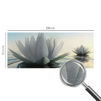 Vlies-Fototapete mit Motiv Seerosen