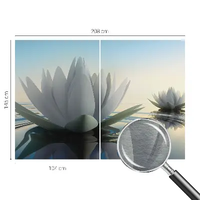 Vlies-Fototapete mit Motiv Seerosen