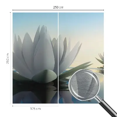 Vlies-Fototapete mit Motiv Seerosen