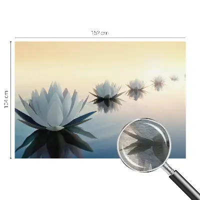 Fototapete fürs Wohnzimmer mit friedlicher Aussicht