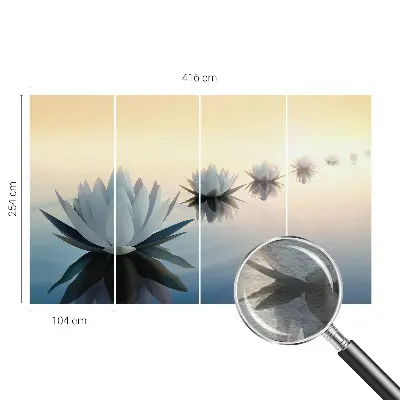 Fototapete fürs Wohnzimmer mit friedlicher Aussicht