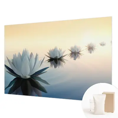 Fototapete fürs Wohnzimmer mit friedlicher Aussicht