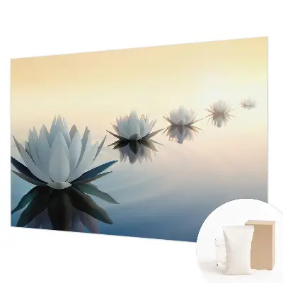 Fototapete fürs Wohnzimmer mit friedlicher Aussicht
