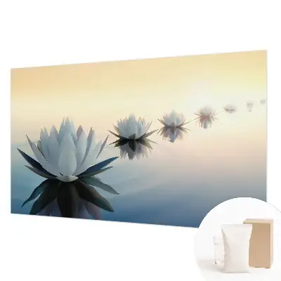 Fototapete fürs Wohnzimmer mit friedlicher Aussicht