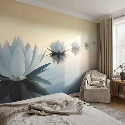 Fototapete fürs Wohnzimmer mit friedlicher Aussicht