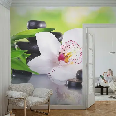 Fototapete fürs Schlafzimmer mit einem beruhigenden Naturmotiv