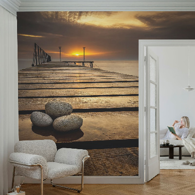 Fototapete aus Vlies mit Motiv eines Sonnenuntergangs