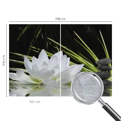 Vlies-Fototapete nach Maß mit dem Motiv „Lilienmeditation”