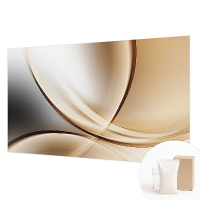 Vlies-Fototapete fürs Schlafzimmer Abgerundete Linien