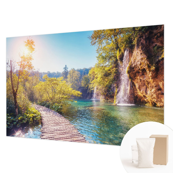 Vlies-Fototapete fürs Kinderzimmer mit einer naturnahen Landschaft