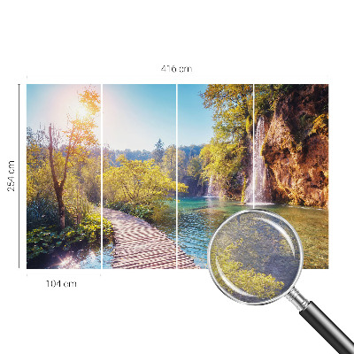 Vlies-Fototapete fürs Kinderzimmer mit einer naturnahen Landschaft
