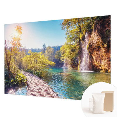 Vlies-Fototapete fürs Kinderzimmer mit einer naturnahen Landschaft