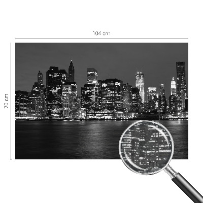 Vlies-Fototapete nach Maß Nachtmetropole