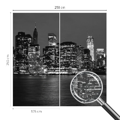 Vlies-Fototapete nach Maß mit Motiv 'Nachtmetropole'