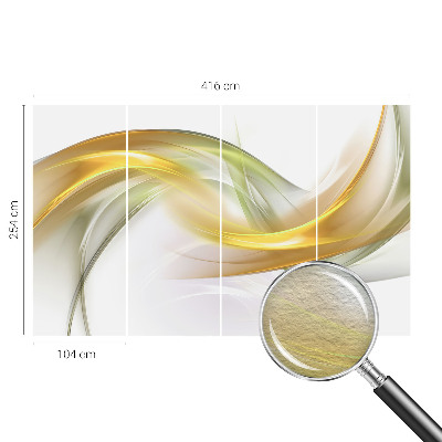 Vliestapete fürs Schlafzimmer Fließende Harmonie