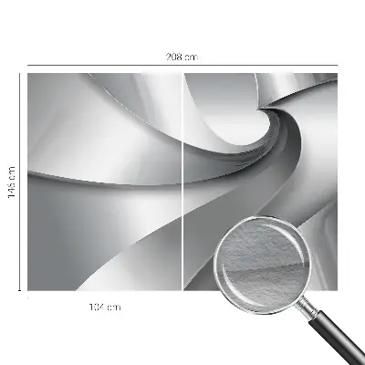 Bedruckte Vlies-Fototapete mit geometrischen Spiralen
