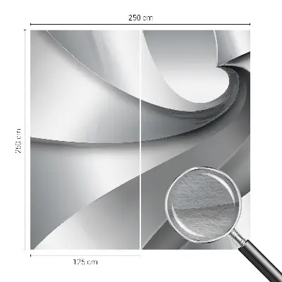 Bedruckte Vlies-Fototapete mit geometrischen Spiralen