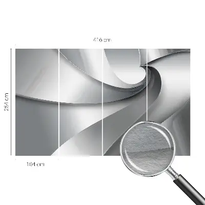 Bedruckte Vlies-Fototapete mit geometrischen Spiralen