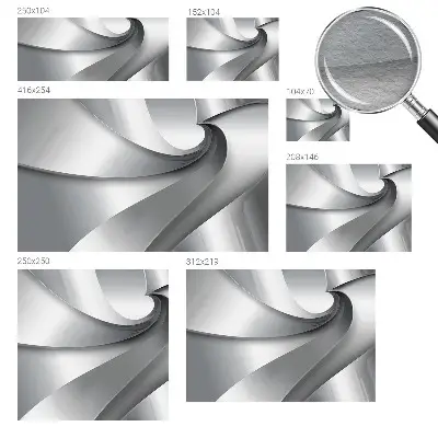 Bedruckte Vlies-Fototapete mit geometrischen Spiralen