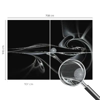 Moderne Vlies-Fototapete mit Motiv von Flüssigkeitsleitungen