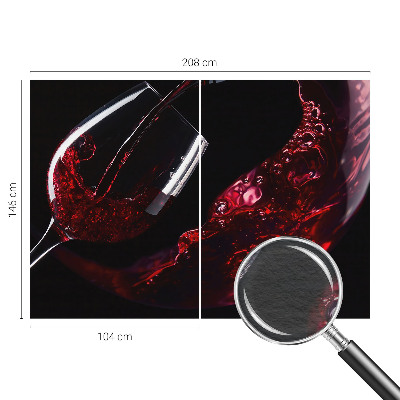 Fototapete aus Vlies mit Motiv von Rotwein