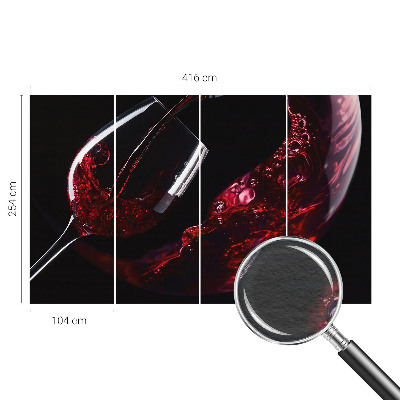 Fototapete aus Vlies mit Motiv von Rotwein