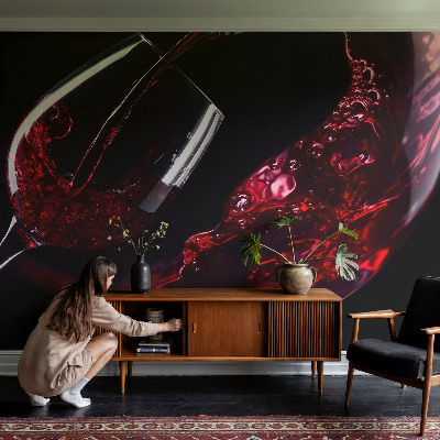 Fototapete aus Vlies mit Motiv von Rotwein