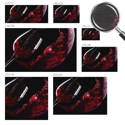 Fototapete aus Vlies mit Motiv von Rotwein