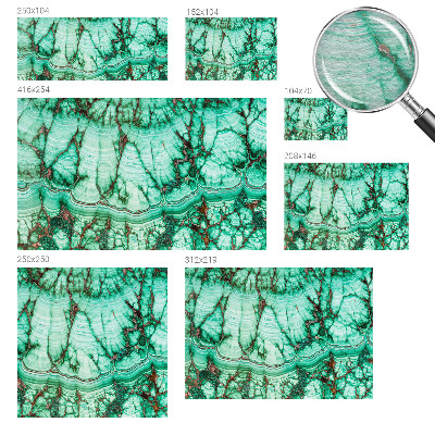 Bildtapete Grüne Muster