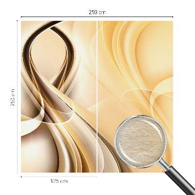 Wand-Fototapete Wellenlinien