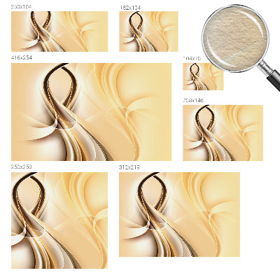 Wand-Fototapete Wellenlinien