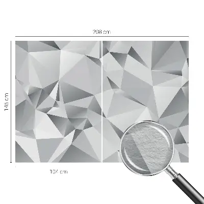 Wandtapete mit abstraktem geometrischem Muster