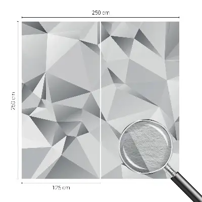 Wandtapete mit abstraktem geometrischem Muster