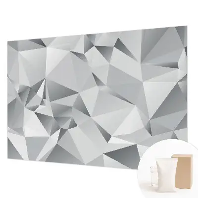 Wandtapete mit abstraktem geometrischem Muster