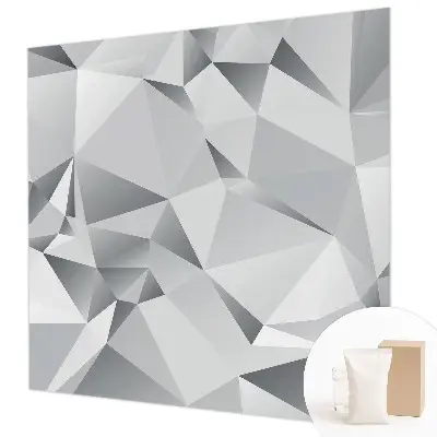 Wandtapete mit abstraktem geometrischem Muster