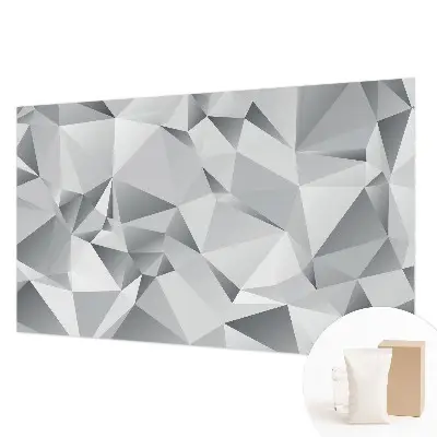 Wandtapete mit abstraktem geometrischem Muster