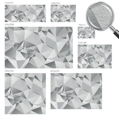 Wandtapete mit abstraktem geometrischem Muster