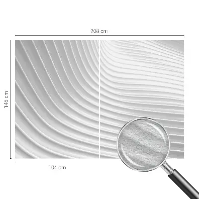 Fototapete mit elegantem Wellenmuster