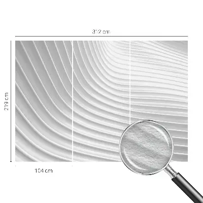 Fototapete mit elegantem Wellenmuster