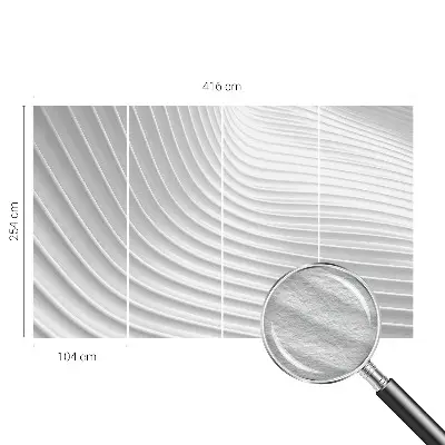 Fototapete mit elegantem Wellenmuster